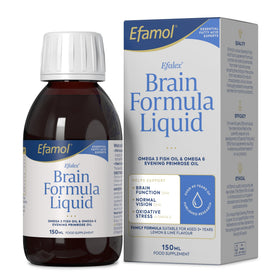 Efalex Omega 3 + 6 150ml bouteille avec étiquette citron vert