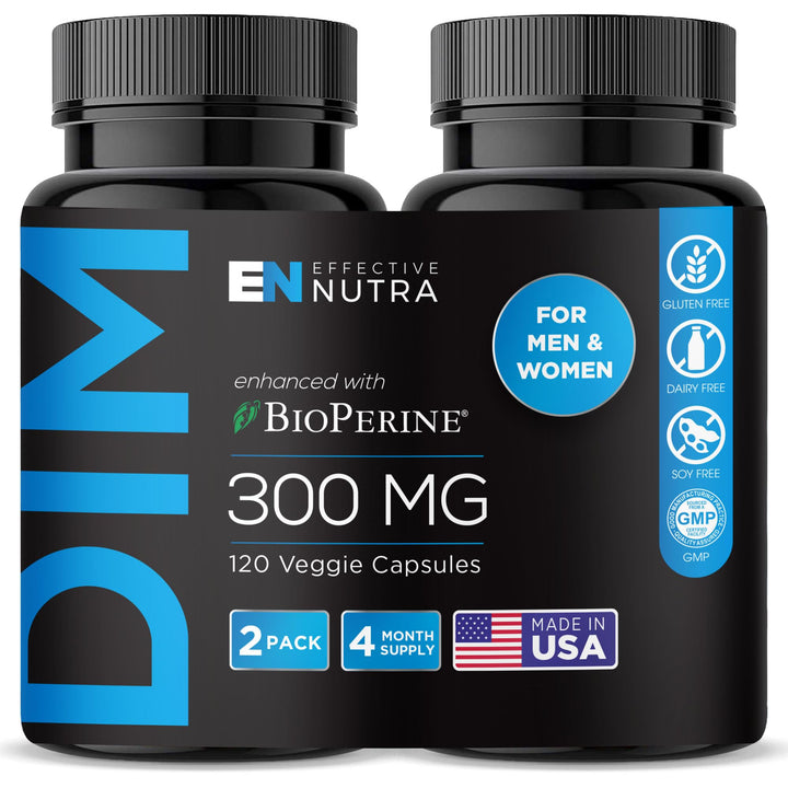 Effective Nutra DIM 300 mg 120 capsules - vue de face