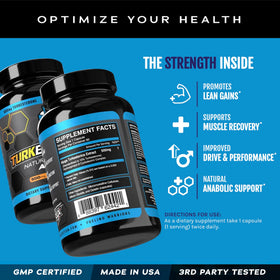 eFlow Nutrition Turkesterone 60 capsules - étiquette