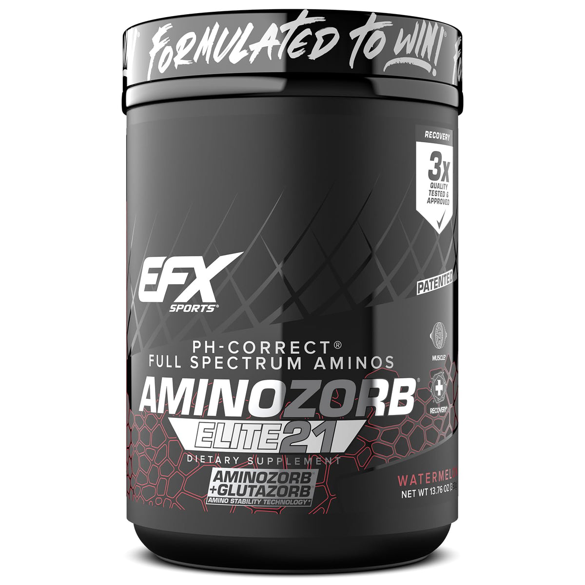 EFX Sports Aminozorb Elite 21 481g saveur pastèque vue de face