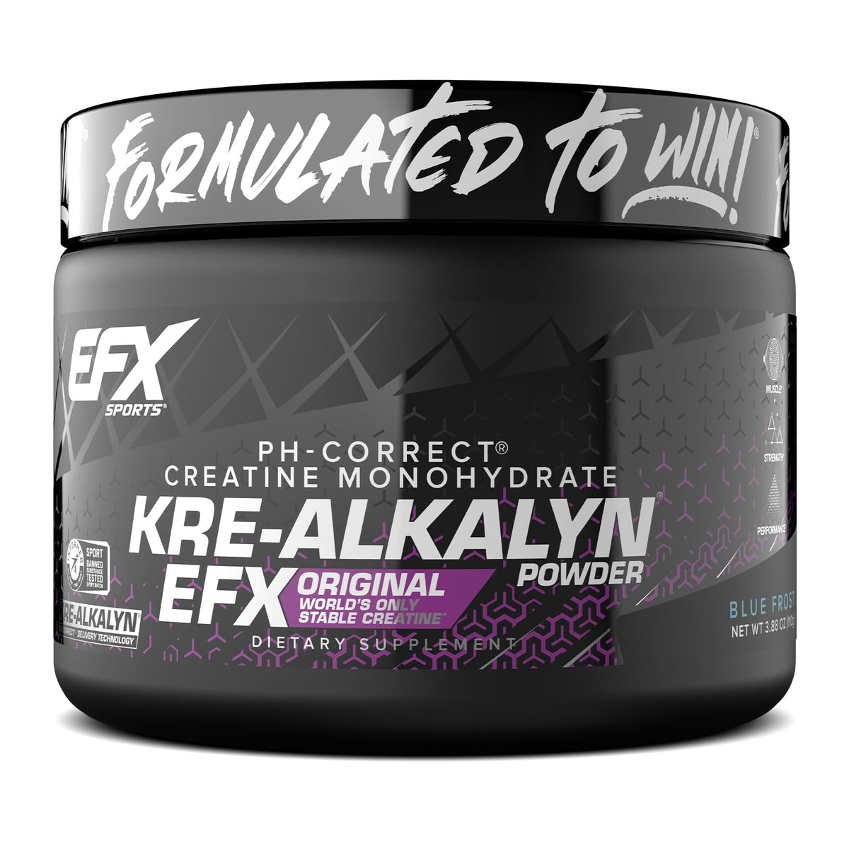EFX Sports Kre-Alkalyn EFX Poudre 159g vue de face