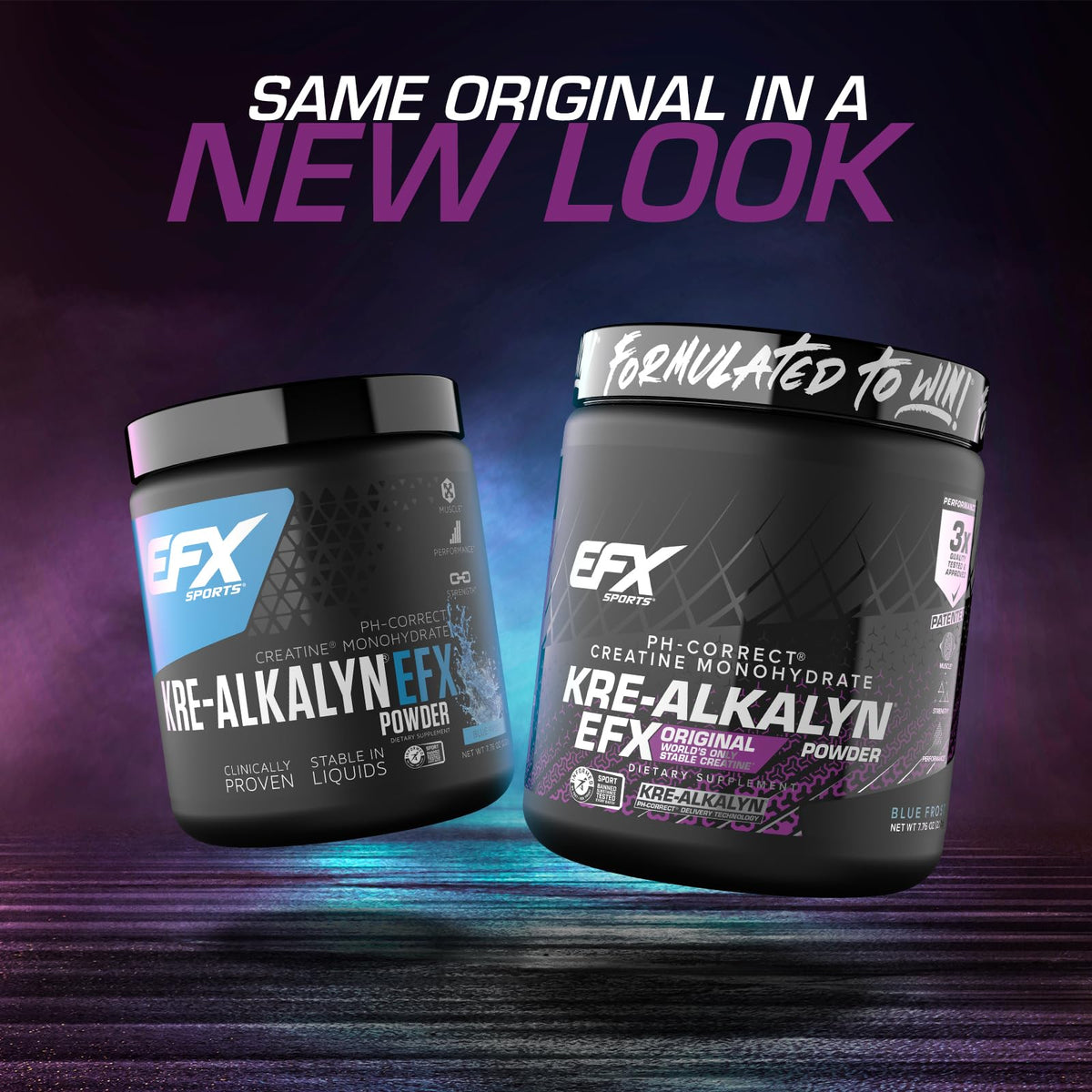 EFX Sports Kre-Alkalyn EFX Poudre 231g vue arrière