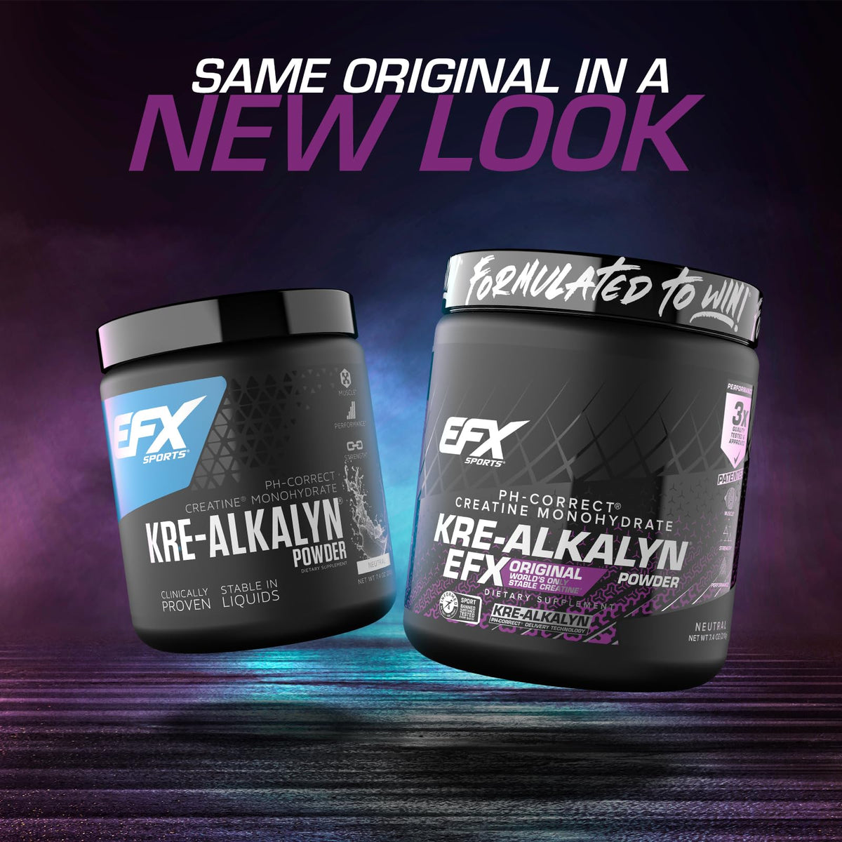 EFX Sports Kre-Alkalyn EFX Poudre 272g emballage