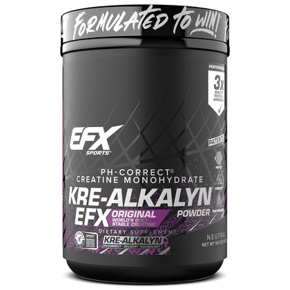 EFX Sports Kre-Alkalyn EFX Poudre 472g vue de face
