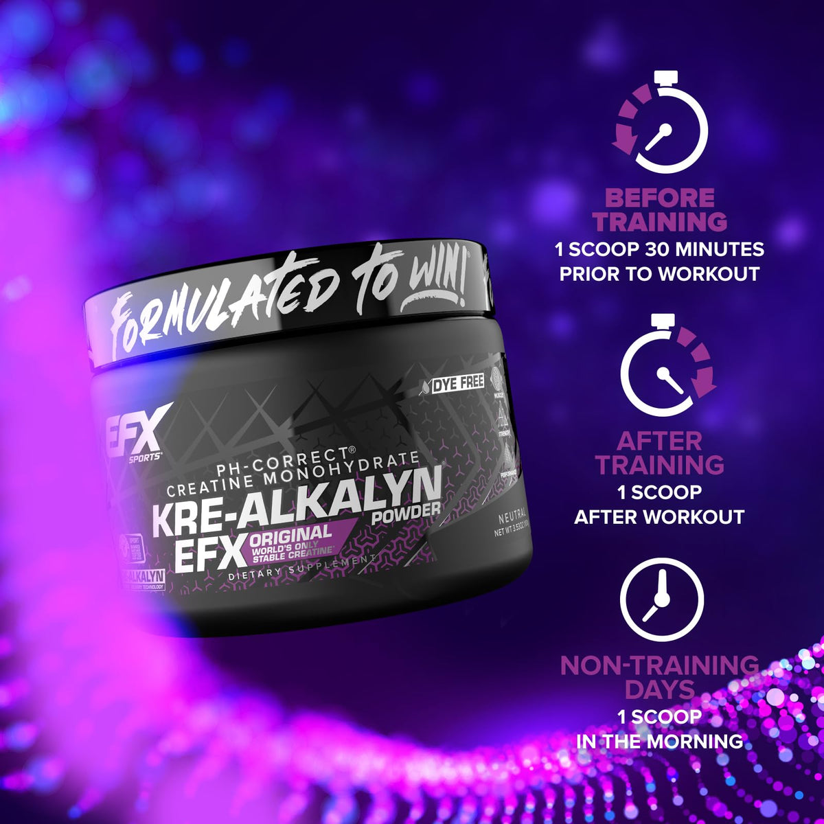 EFX Sports Kre-Alkalyn EFX Poudre avec fruits
