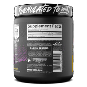 EFX Sports Kre-Alkalyn EFX Poudre Créatine Monohydrate 110 Portions vue de côté