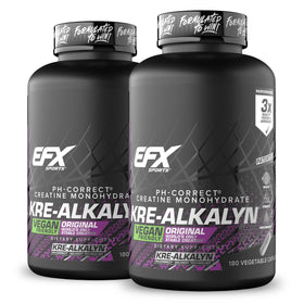EFX Sports Kre-Alkalyn EFX vue avant avec capsules végétales