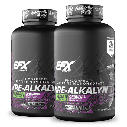 EFX Sports Kre-Alkalyn EFX vue avant avec capsules végétales