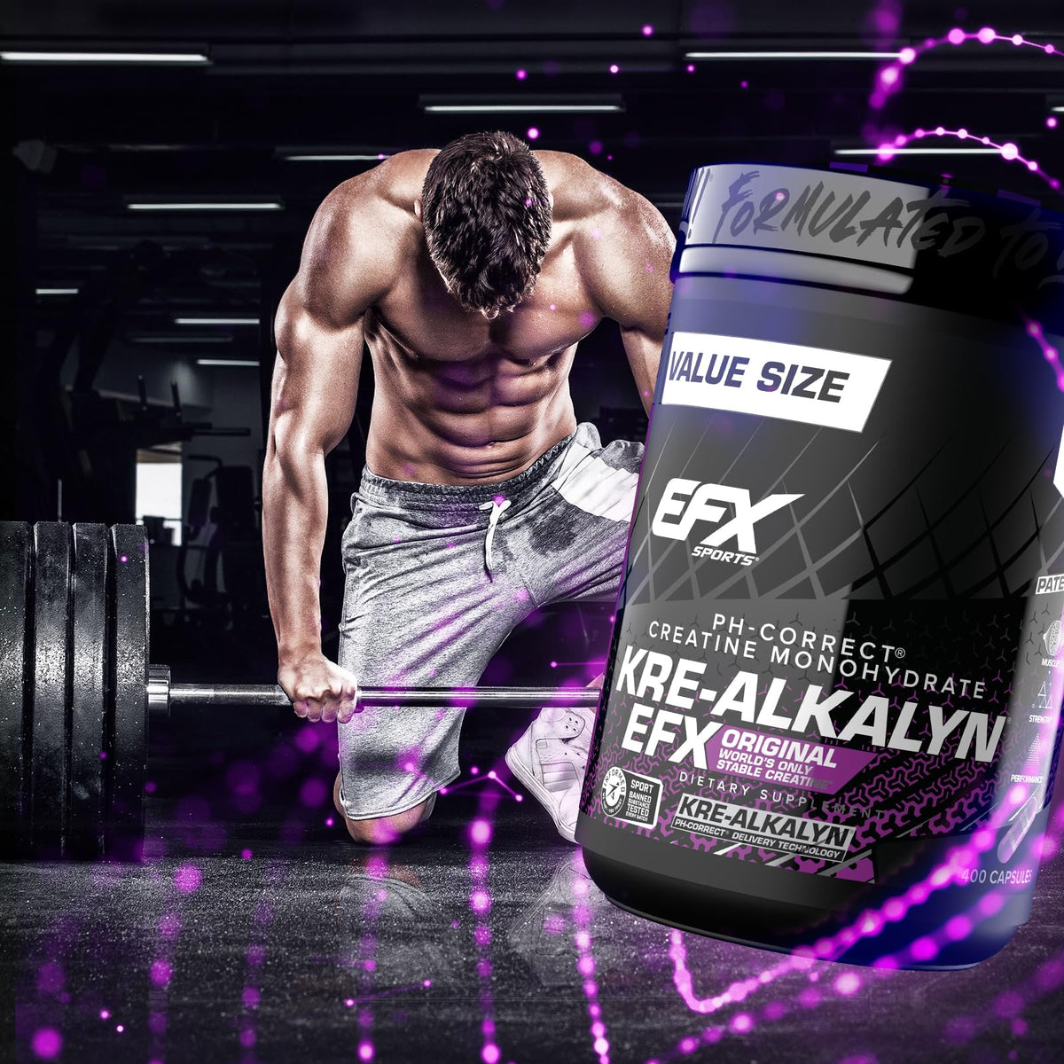 EFX Sports Kre-Alkalyn EFX, vue de côté.