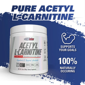 EHP Labs Acetyl L Carnitine Poudre 100 Servings 168g avec boisson