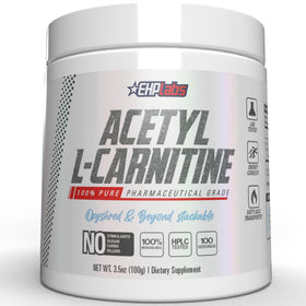 EHP Labs Acetyl L Carnitine Poudre 100 Servings 168g vue de face