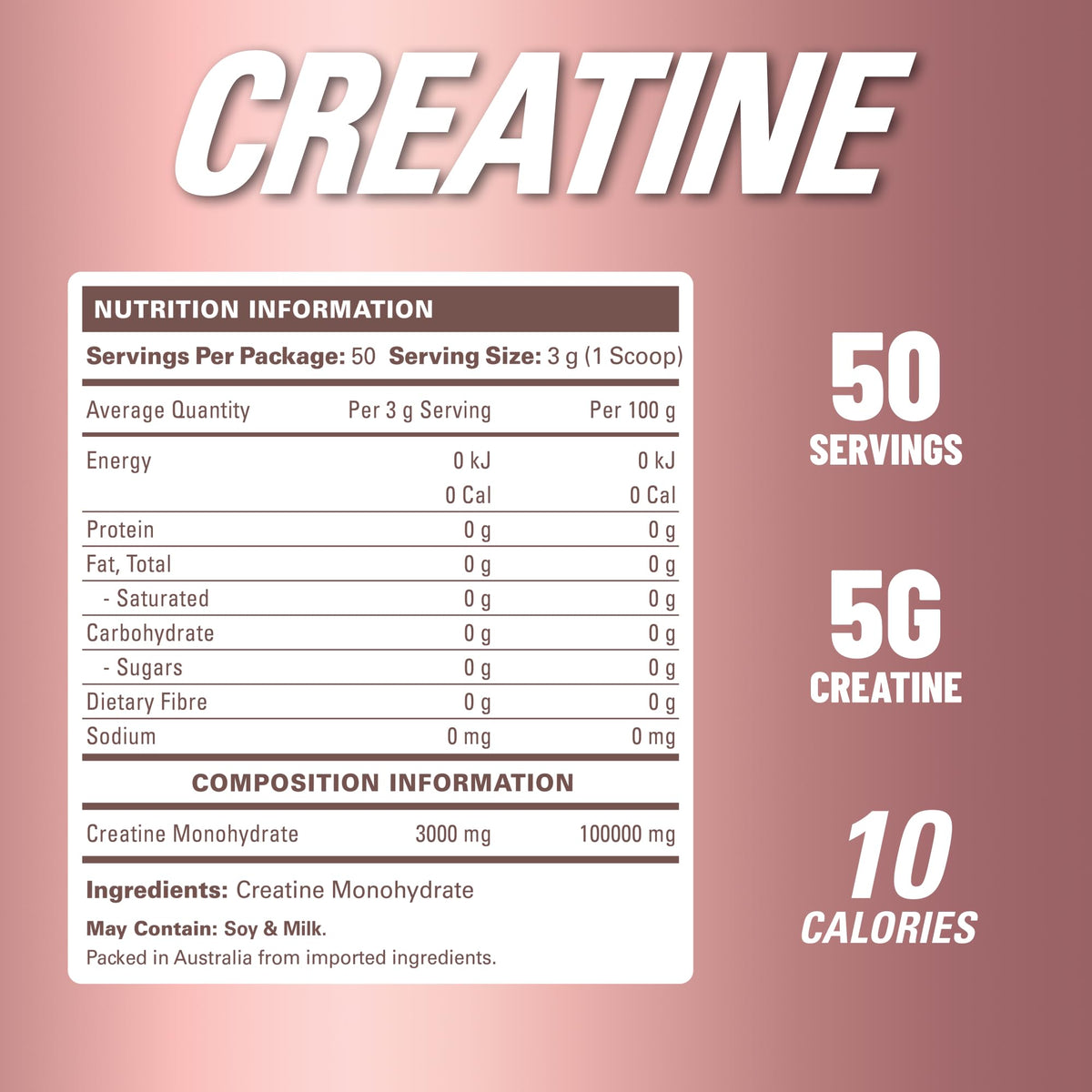 EHP Labs CREA-8 Poudre de Créatine Monohydrate 358g avec cuillère