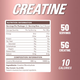EHP Labs CREA-8 Poudre de Créatine Monohydrate 358g avec cuillère
