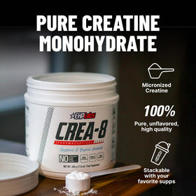 EHP Labs CREA-8 Poudre de Créatine Monohydrate texture micronisée