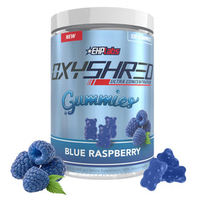 EHP Labs Gummies Énergétiques Pré-Workout Framboise Bleue emballage avant