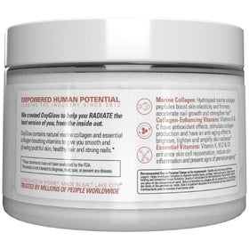 EHP Labs OxyGlow Poudre de Collagène Marin en utilisation