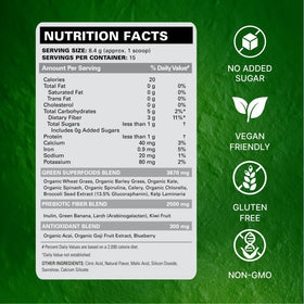 EHP Labs OxyGreens Poudre de Super Aliments 200g emballage