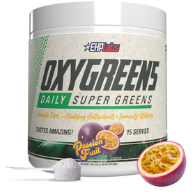 EHP Labs OxyGreens Poudre de Super Aliments 200g vue de face