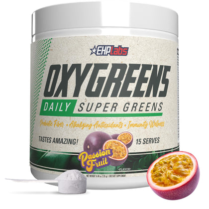 EHP Labs OxyGreens Poudre de Super Aliments 200g vue de face
