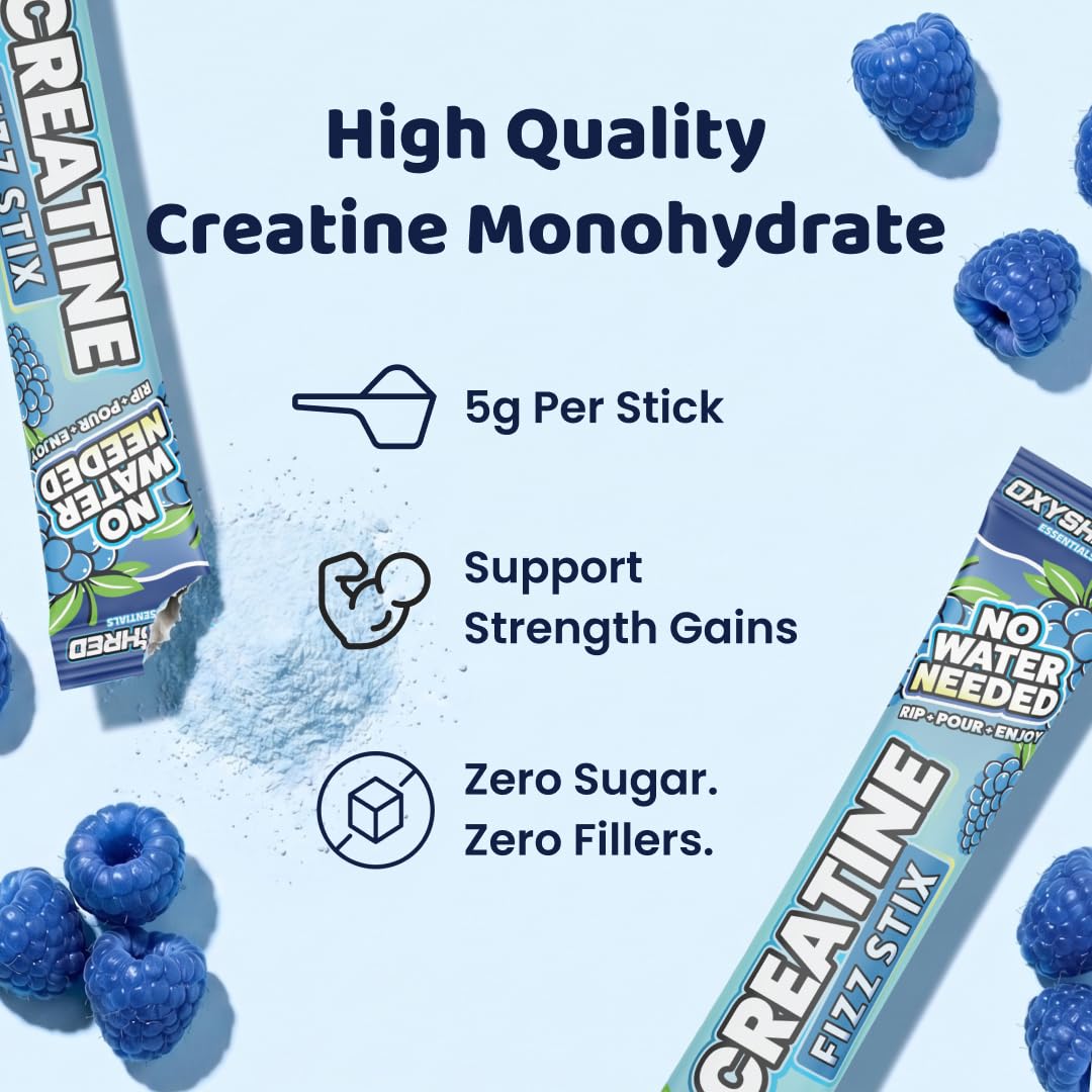 EHP Labs OxyShred créatine monohydrate en sachets dans un sac de sport