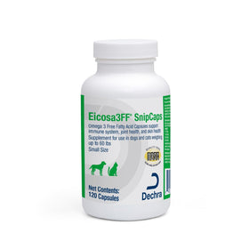Eicosa3FF SnipCaps Omega 3 capsules 120 unités, vue de face