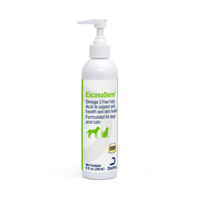 EicosaDerm Omega 3 Liquide pour Chiens et Chats 240ml, vue de face