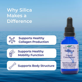 Eidon Ionic Minerals concentré de silice liquide 2 oz et ingrédients naturels