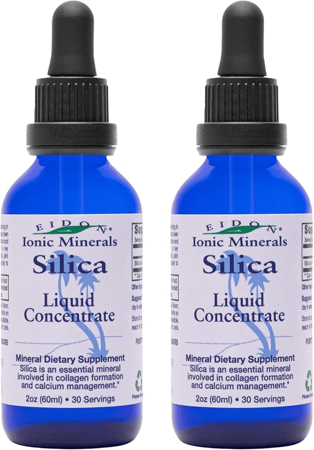 Eidon Ionic Minerals concentré de silice liquide 2 oz vue avant