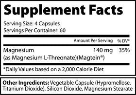Ekkovision Magnesium L-Threonate 2000 MG capsules ouvertes montrant le contenu