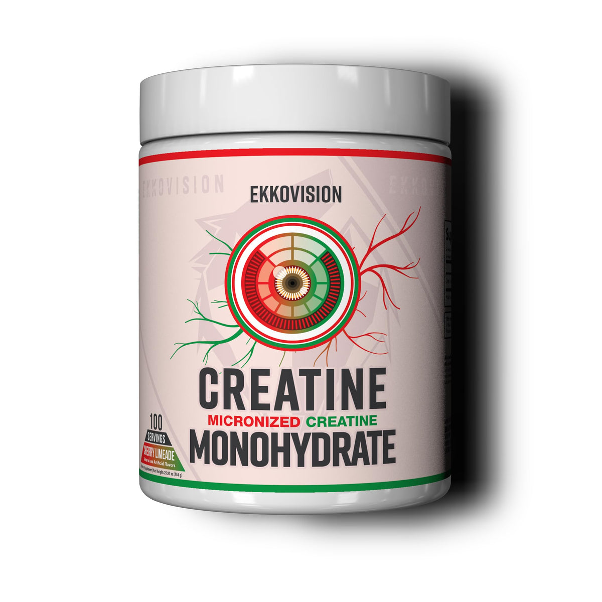 Ekkovision Poudre de Créatine Monohydrate Cerise Limeade vue avant