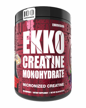 Ekkovision Poudre de Créatine Monohydrate Glacier Gummy 100 portions vue avant