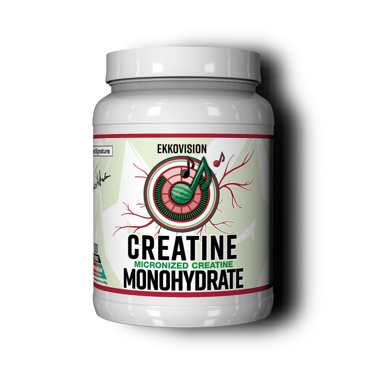 Ekkovision Poudre de Créatine Monohydrate Saveur Pastèque Acide, vue avant
