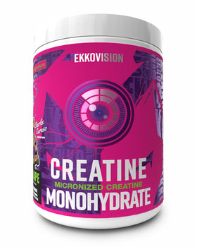 Ekkovision Poudre de Créatine Monohydrate Saveur Raisin vue avant