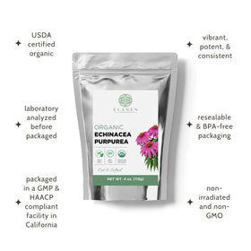 Elanen Naturals Echinacea Purpurea 113 g en tasse avec infusion