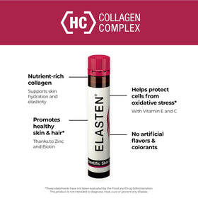 Elasten complexe de collagène liquide ampoules 25 ml avec packaging recyclé