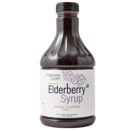 Elderberry Queen Sirop de Sureau Bio 30 Fl Oz vue avant