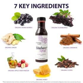 Elderberry Queen Sirop de Sureau Bio 355 ml - vue latérale