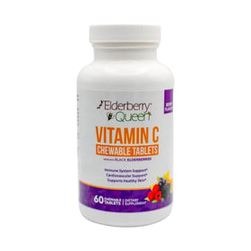 Elderberry Queen Vitamine C 500mg 60 comprimés - emballage avant