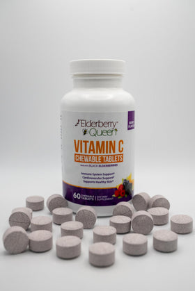 Elderberry Queen Vitamine C 500mg - format comprimés à croquer