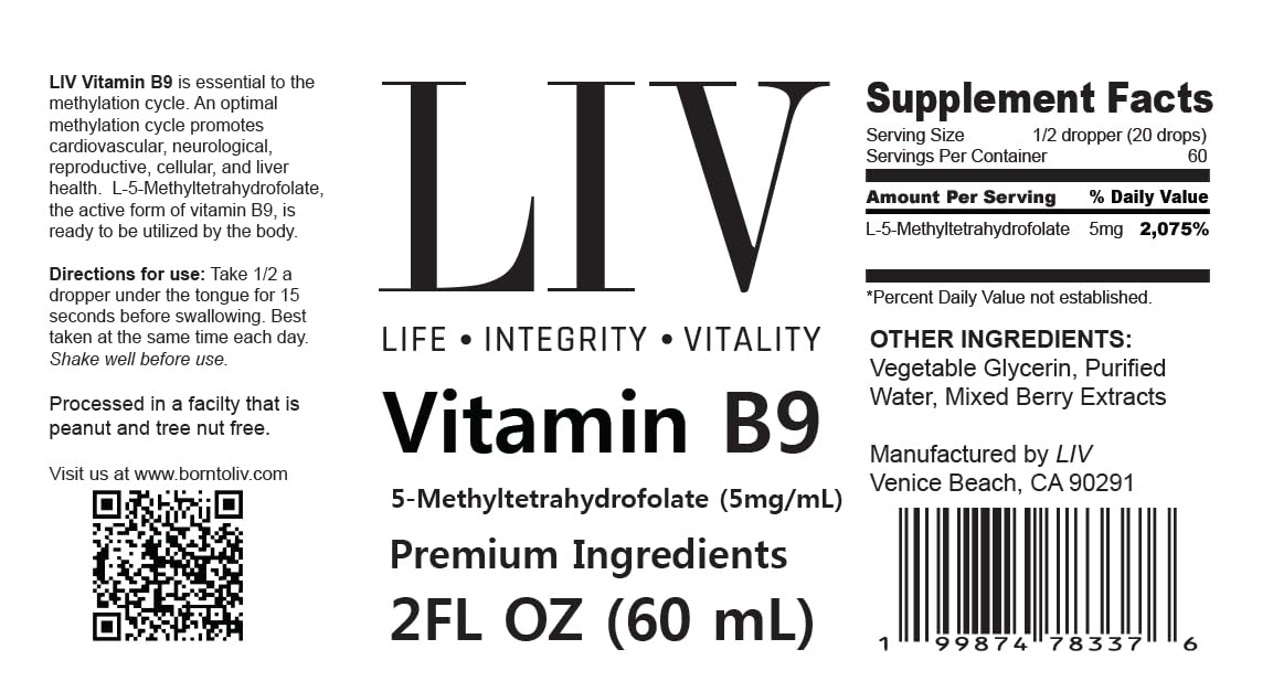 Éléments de présentation du complément LIV B9 5-MTHF