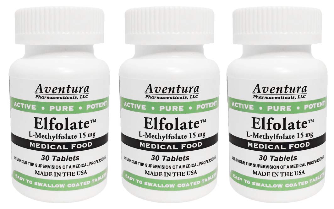 ELFOLATE L-Méthylfolate 15mg pack de 3 comprimés avant