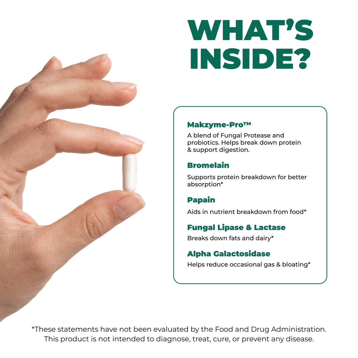 ELICORE Complément Alimentaire Enzymes daily 60 Capsules Végétales avec étiquette visible