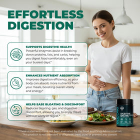 ELICORE Complément Alimentaire Enzymes daily 60 Capsules Végétales vue arrière