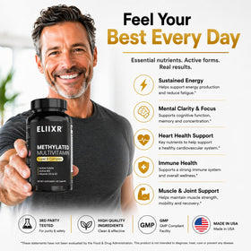 Eliixr Multivitamine Méthylée en milieu de vie quotidienne