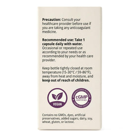 ellura Complément Alimentaire Cranberry 36 mg PACs Bioactifs - étiquette détaillée