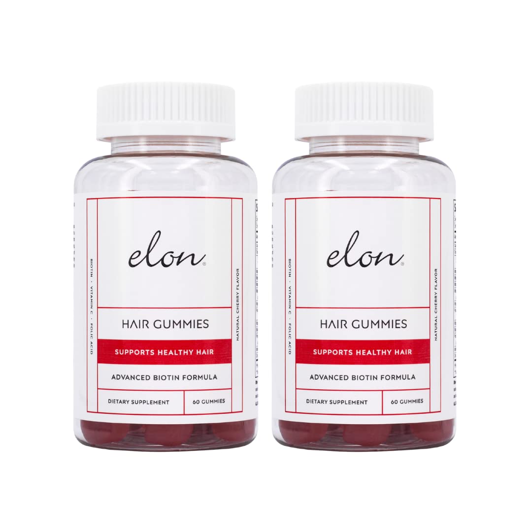 Elon gummies biotine cerise 5000 mcg avant vue
