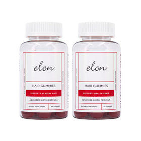 Elon gummies biotine cerise 5000 mcg avant vue