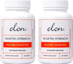 Elon R3 Compléments Alimentaires Cheveux 5000 mcg Biotine, emballage avant