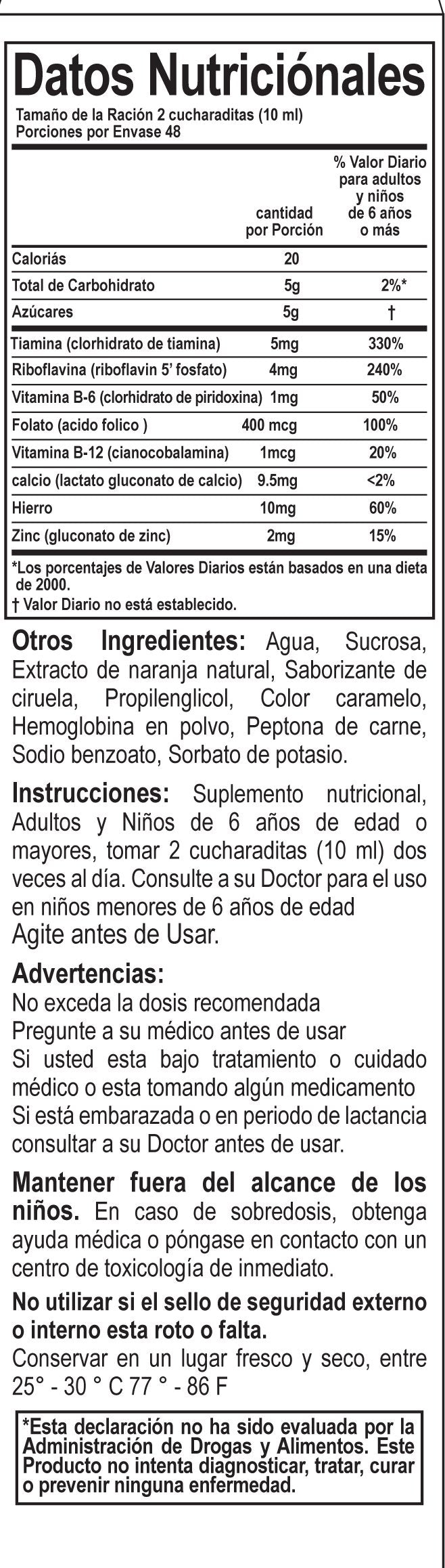 ELP ESSENTIAL Vino Carne Hierro 540g emballage