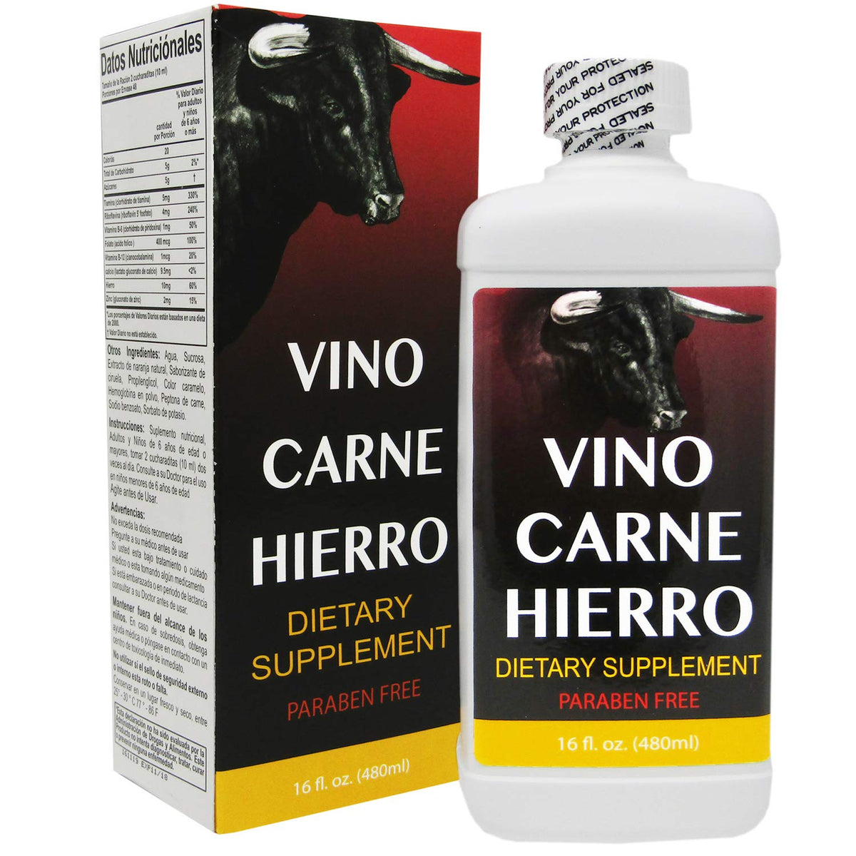 ELP ESSENTIAL Vino Carne Hierro 540g vue de face